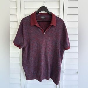 Men’s Red & Purple Polo Shirt by Banana Republic